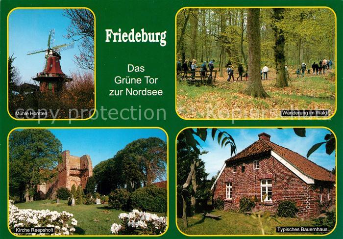 Friedeburg Ostfriesland Bauernhaus Kirche Reepsholt Muehle Horsten