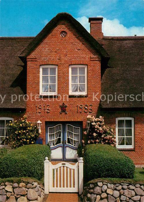 Insel Foehr Friesenhaus