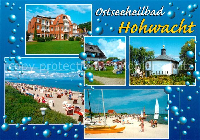 Hohwacht Ostseebad Strand Kirche Kurhaus