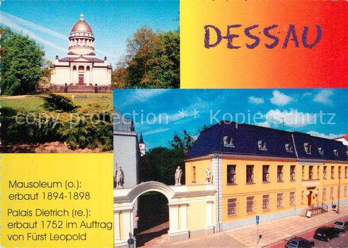 Dessau-Rosslau Mausoleum Palais Dietrich