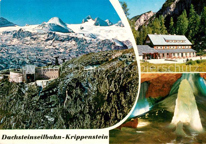 Krippenstein Dachsteinseilbahn Bergstation Mittelstation Dachstein Eishoehlen
