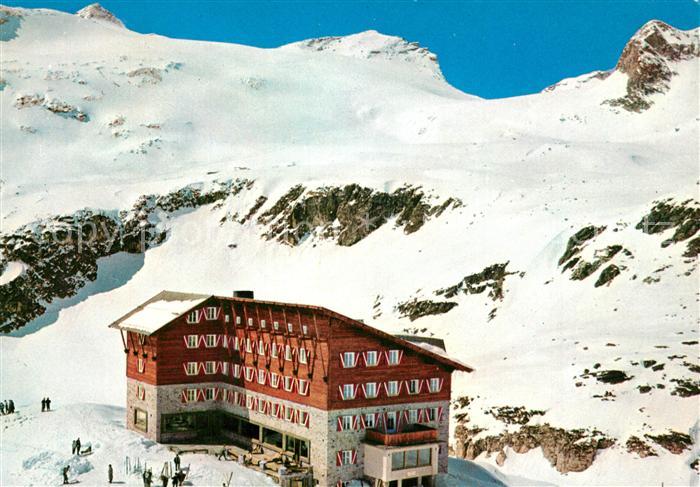 Rudolfshuette Weisssee Winterlandschaft Weisssee Stubachtal Granatspitze Sonnbli