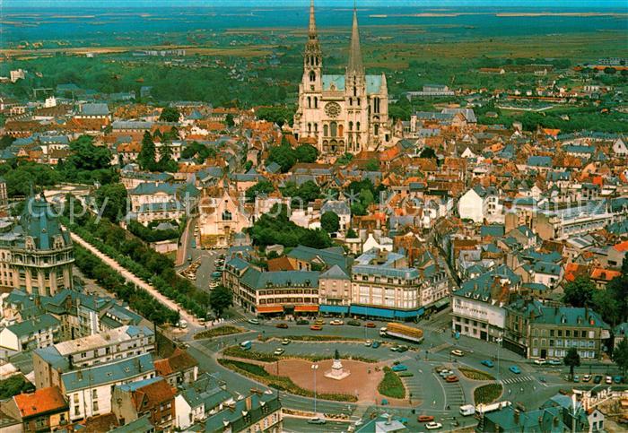 Chartres 28 Fliegeraufnahme