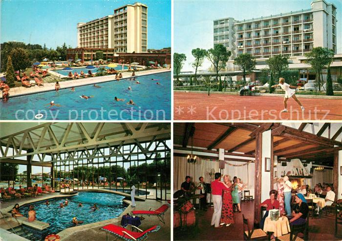 Montegrotto Terme Hotel Terme Antoniano Hotelanlagen Tanzcafe Tennisplatz