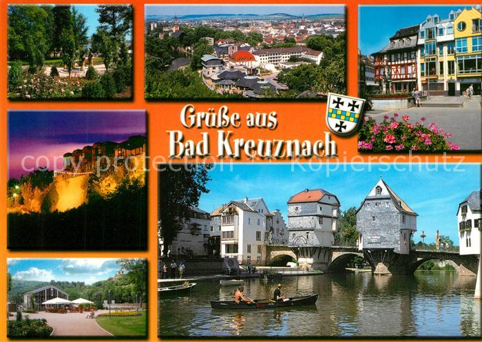 Bad Kreuznach Brueckenhaeuser Kauzenburg Kurpark