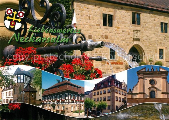 Neckarsulm Alte Kapelle Deutschordensschloss Standesamt Altes Rathaus Kirche