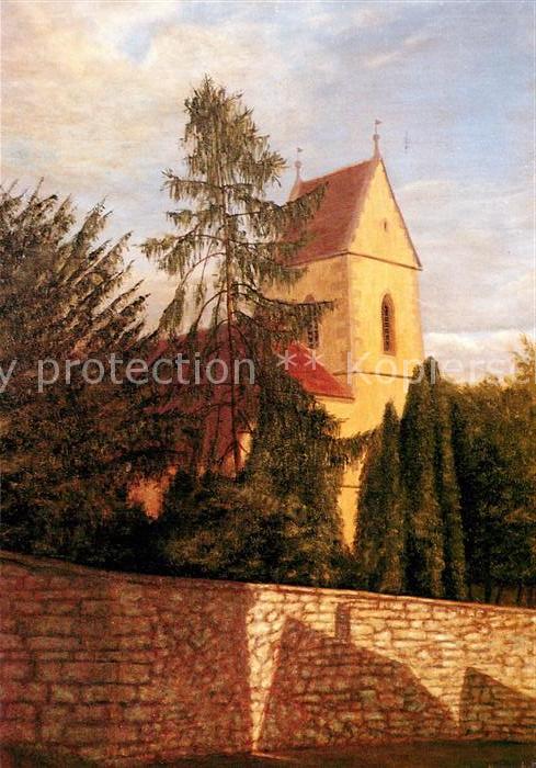 Reichenbach Fils Mauritiuskirche nach einem oelbild auf Leinwand