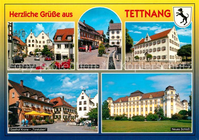 Tettnang Torschloss Montfortstrasse Rathaus Schloss Gasthof Krone Torstuben