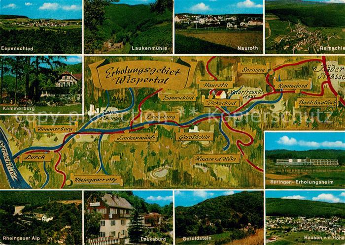 Wispertal Espenschled Laukenmuehle Nauroth Springen Erholungsheim Gerolstein