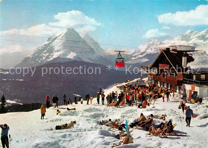 Seefeld Tirol Rosshuett Hohe Munde Zugspitze Winter