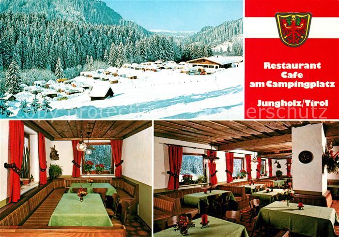 Jungholz Tirol Restaurant Cafe am Campingplatz Winter
