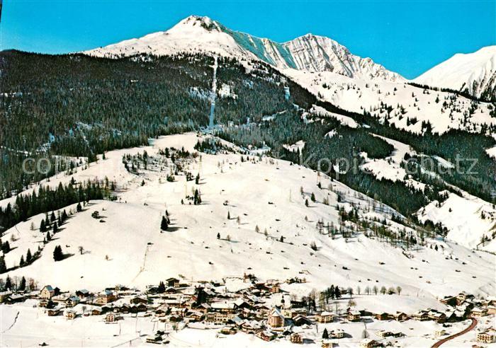 Lermoos Tirol Grubigstein Fliegeraufnahme Winter