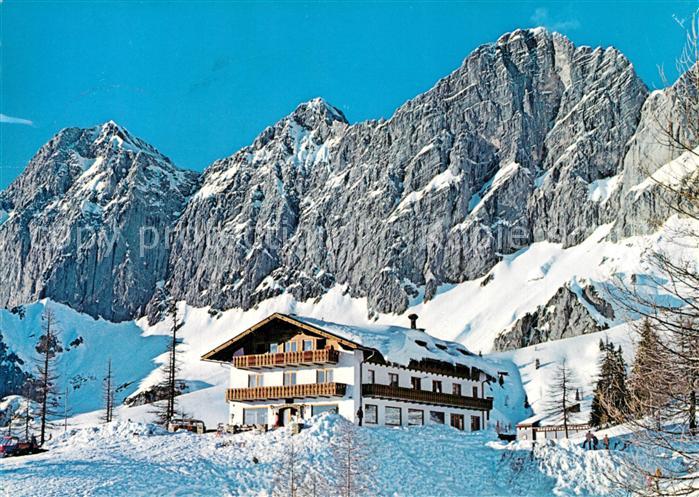 Ramsau Dachstein Steiermark Dachstein Suedwaende Berghotel Tuerlwand