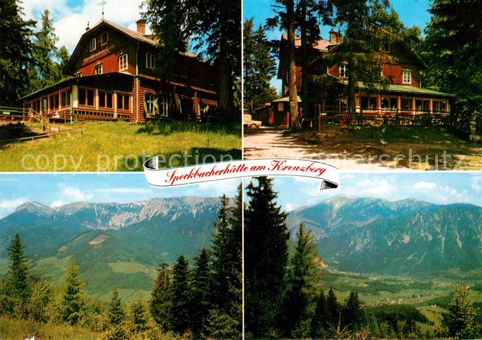 Breitenstein Niederoesterreich Speckbacherhuette am Kreuzberg