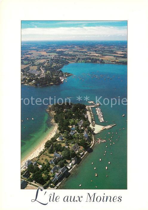 Ile-aux-Moines Fliegeraufnahme le Golfe du Morbihan