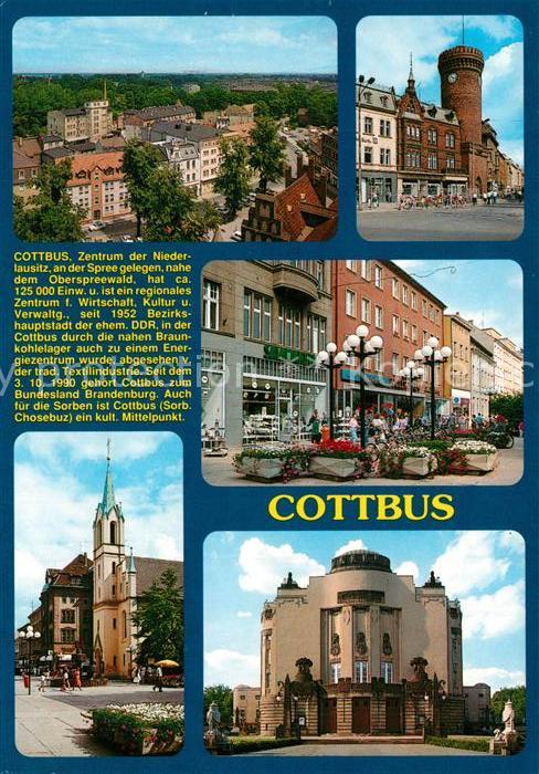 Cottbus Spremberger Turm Schlosskirche Stadttheater Chronik