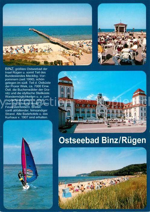 Binz Ruegen Strand Kurpark Schloss Chronik