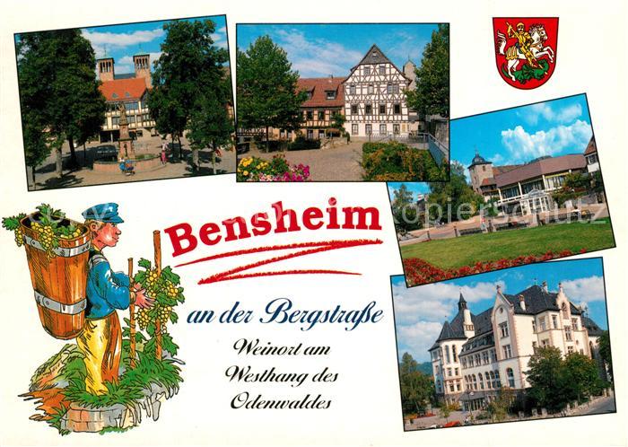 Bensheim Bergstrasse Fachwerkhaeuser Schloss