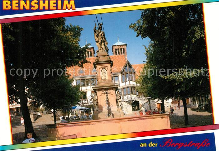Bensheim Bergstrasse Marktbrunnen