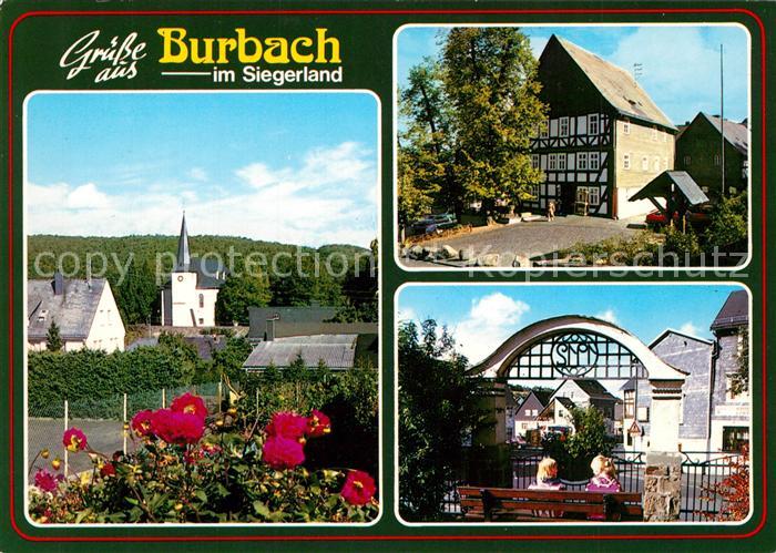 Burbach Siegerland Fachwerkhaus Kirche Park