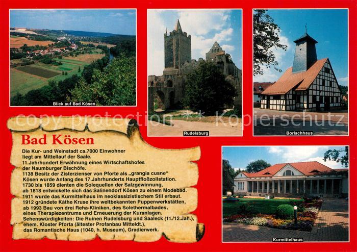 Bad Koesen Rudelsburg Borlachhaus Kurmittelhaus Chronik