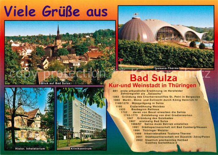 Bad Sulza Inhalatorium Klinikzentrum Toskana Therme Chronik