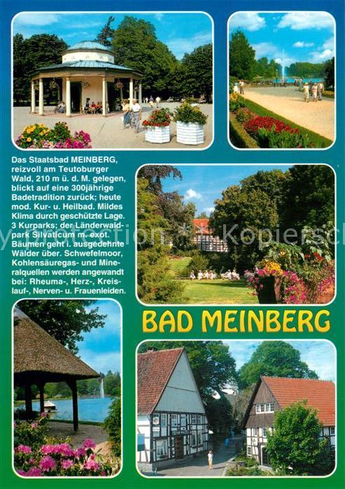 Bad Meinberg Wandelhalle Kurpromenade Kurpark Ortsansicht Chronik