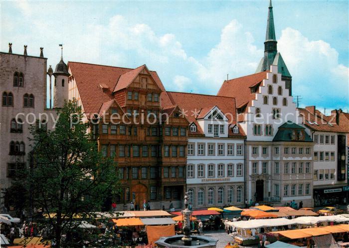 Hildesheim Marktplatz Wedekindhaus Luentzelhaus Rolandstift