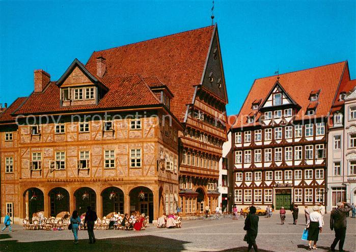Hildesheim Marktplatz Baeckeramtshaus Knochenhaueramtshaus Stadtschaenke