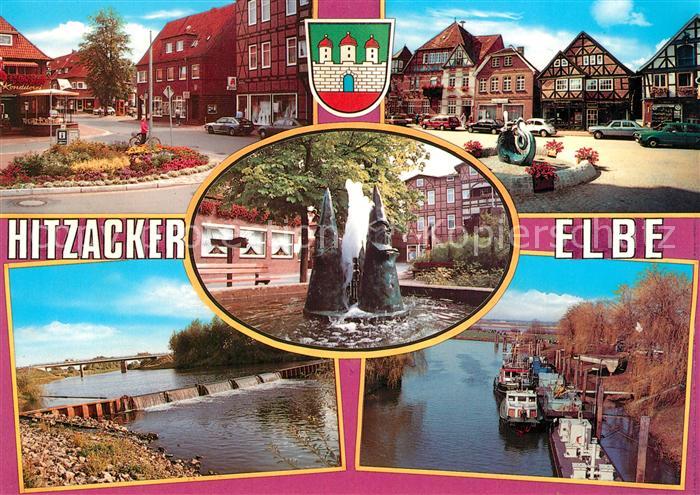 Hitzacker Elbe Marktplatz Rathaus Hafen Stauwehr