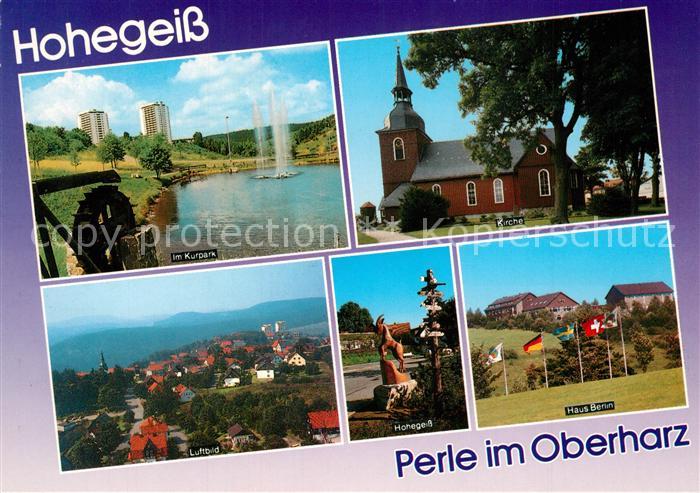 Hohegeiss Harz Kurpark Kirche Hohegeiss Denkmal Haus Berlin