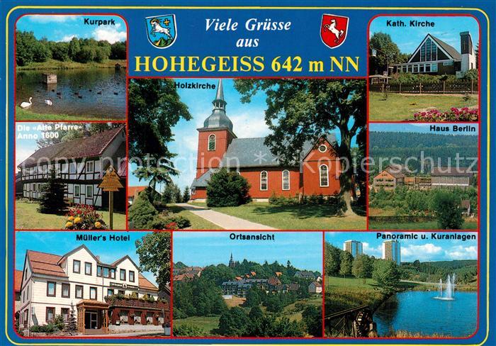 Hohegeiss Harz Kurpark Haus Berlin Holzkirche Muellers Hotel