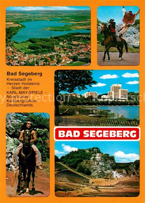 Bad Segeberg Fliegeraufnahme Panorama Karl May Festspiele