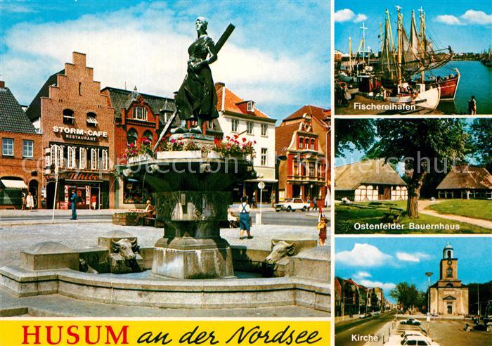 Husum Butjadingen Storm Cafe Fischereihafen Ostenfelder Bauernhaus Kirche