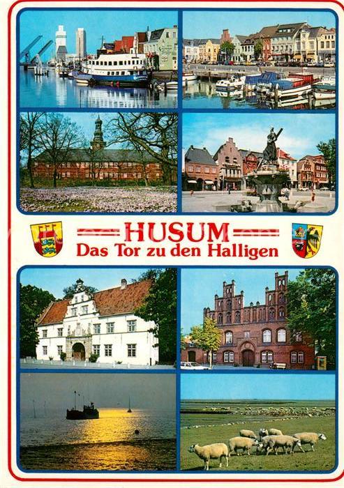 Husum Butjadingen Hafen Denkmal Schifffahrtsmuseum Amtsgerichtsgebaeude