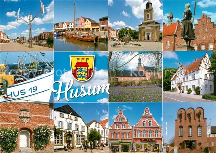 Husum Butjadingen Marienkirche Amtsgerichtsgebaeude Marktplatz