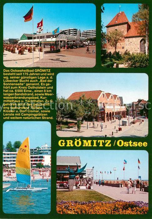Groemitz Ostseebad Strand Stadtansicht Promenade Chronik