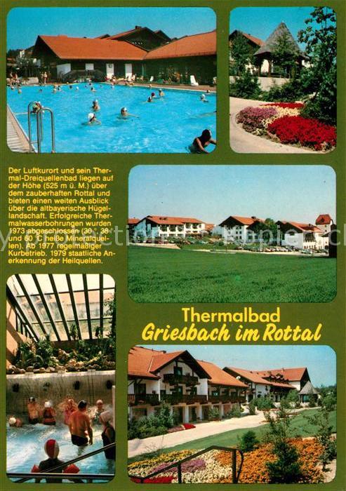 Griesbach Rottal Freibad Hallenbad Ortsansicht