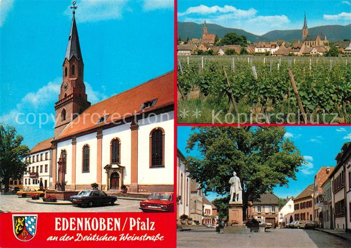 Edenkoben Kirche Denkmal Koenig Ludwig I