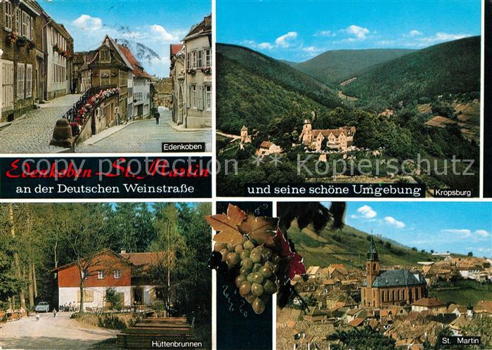 Edenkoben Huettenbrunnen Sankt Martin Kropsburg