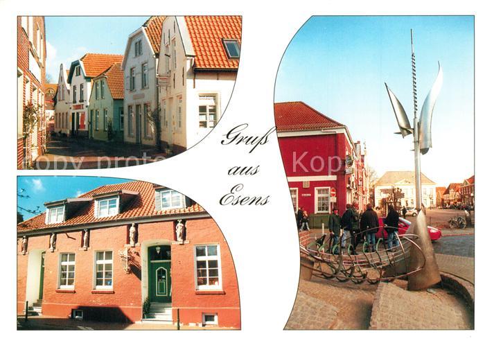 Esens Ortsansicht Marktplatz