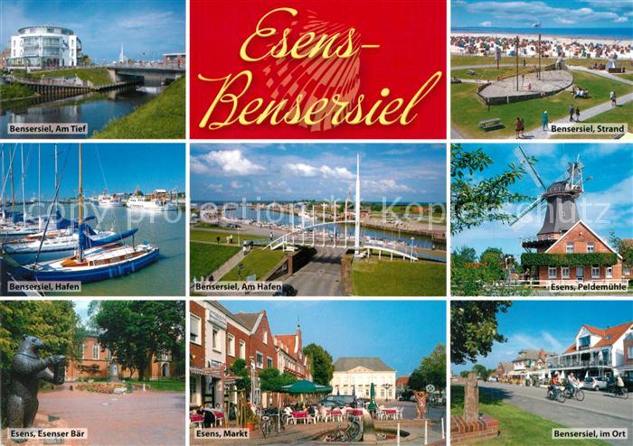 Bensersiel Am Tief Strand Hafen Paldemuehle Esenser Baer Markt
