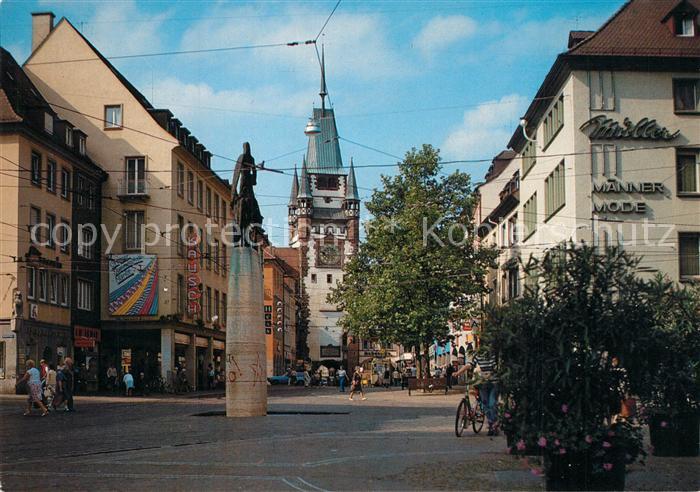 Freiburg Breisgau Martinstor Bertoldsbrunnen