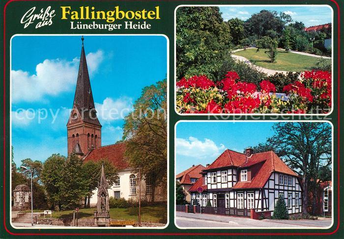 Fallingbostel Kirche Fachwerkhaeuser Park