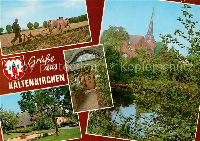 Kaltenkirchen Holstein Kirche Pferde Pflug