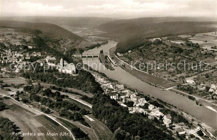 Rothenfels Unterfranken Fliegeraufnahme
