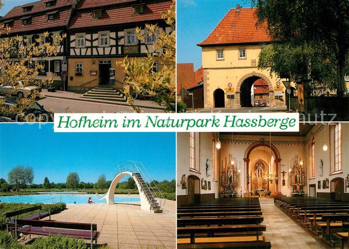 Hofheim Unterfranken Kirche Inneres Freibad
