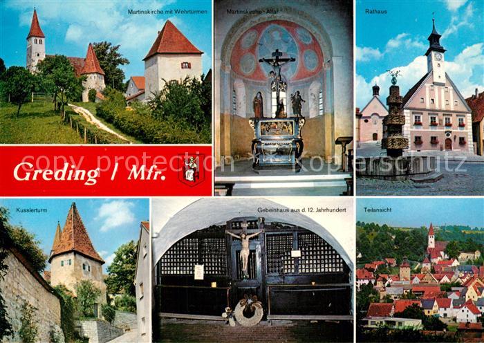 Greding Rathaus Marinskirche Kusslerturm