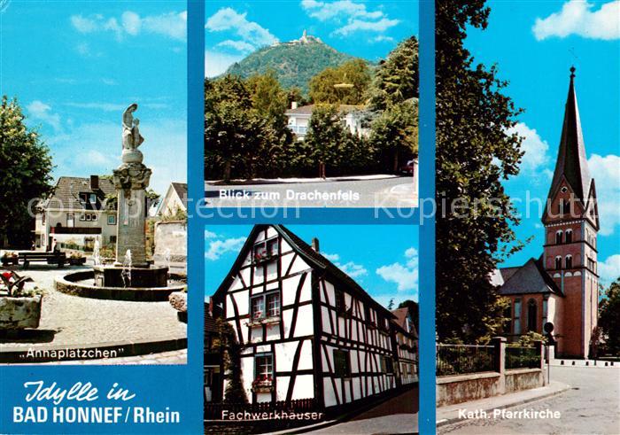 Bad Honnef Annaplaetzchen Katholische Pfarrkirche Drachenfels