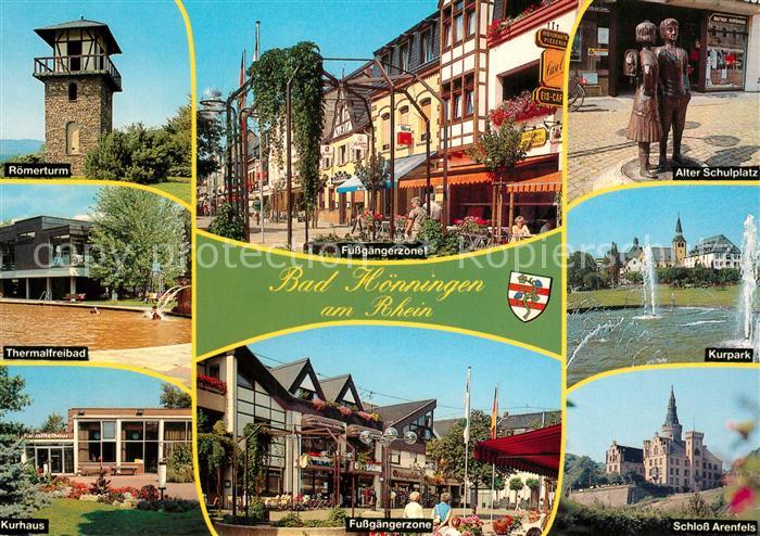 Bad Hoenningen Roemerturm Schloss Arenfels Alter Schulplatz